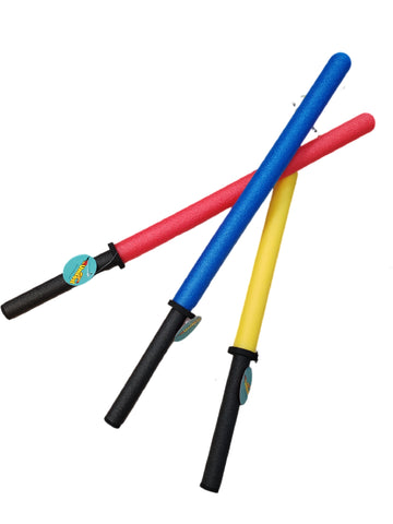 Foam Swords - Soft Playing Swords - Set of 3 (Red, Blue & Yellow)