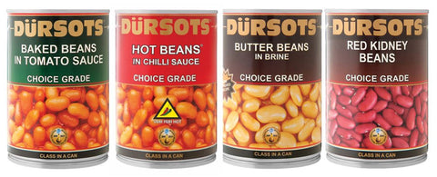 Dürsots Beans Assorted Pack of 8 x 410g