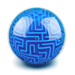 Hard difficulty blue maze ball, puzzle 3d puzzle. riddle, Single product image