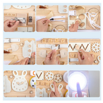 Busy boards, busyboard, sensory board close up views