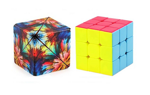 Magnetic top fidget cube