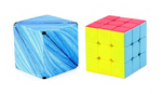 Shape Shifting Magnetic Fidget Cube & Magic 3D Lumo Puzzle Cube Set Of 2