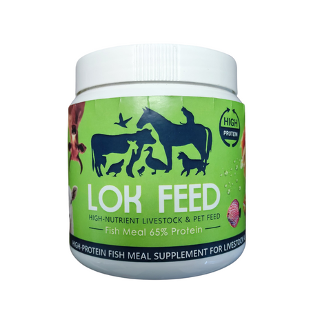 Fish meal  - LOK | 1000g | Natural Fertilizer or Protein Source for Animal Feed