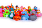 Funky Duckies - Floating Bath Ducks 5 Piece - FiZZLeS