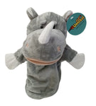 Hand Puppets - Soft Furry Animals - Fingers Control Hands & Mouth