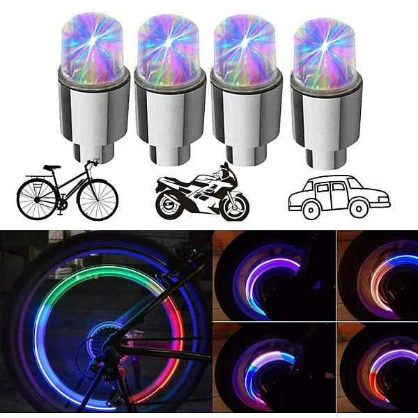 Umlozi Wheel, Tire Valve Led Light - 4 Pack - Assorted Colours – Umlozi ...