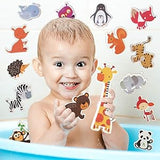 Wild Animal Sticky Bath Magic Foam Critters (18 pieces) Bath Magic