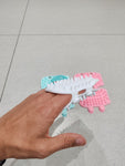 Cat Silicone Self Groomer, Scratcher, Massage Comb For Table & Chair Legs - 3 Pack