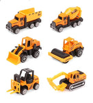 toy cars,  construction vehicles front angle