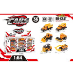 toy cars. construction vehicles , box design