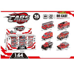 toy cars, rescue design, box design