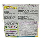 Fizzles bath dust,bathtime fun, fizzles, back of packagin image