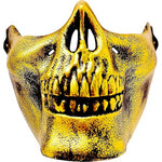 Half Skeleton Face Dress Up Mask For Adults - Halloween