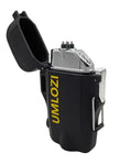 lighter, rechargeable, usb lighter, windproof and waterproof, black, takealot