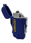 lighter, rechargeable, usb lighter, windproof and waterproof, blue