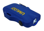 lighter, rechargeable, usb lighter, windproof and waterproof, blue showing the torch