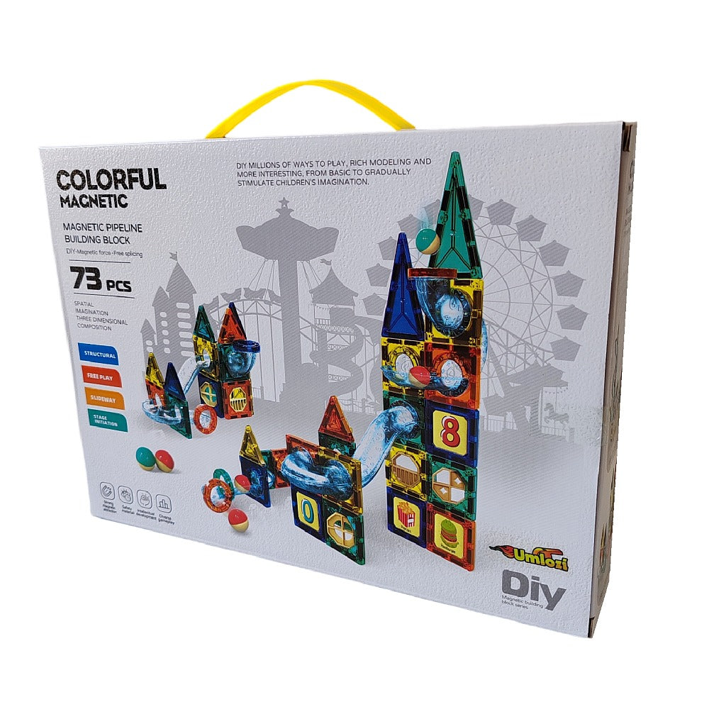 Magnet Pipeline & Building Block Set - 73pc – Umlozi International