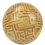 Hard difficulty gold maze ball, puzzle 3d puzzle. riddle, Single product image