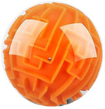 Medium difficulty Orange maze ball, puzzle 3d puzzle. riddle, Single product image