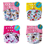 Re-Usable & Washable Nappies Sets For Babies 3 - 36 Months