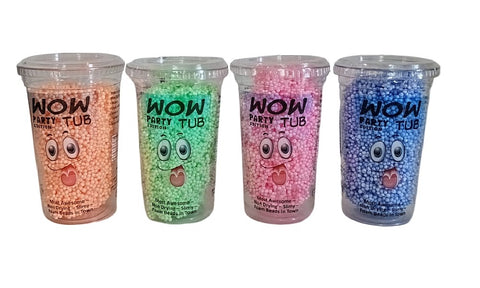 WowTub 4 pack - Variety colour pack of Floam (Playfloam that never dries)