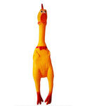Screaming Chicken Chew Toy for Dogs - Rubber Chicken - 43cm