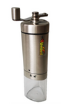 Manual stainless steel Coffee Grinder With An Adjustable Grind and foldable handle