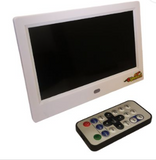 Digital Photo Frame 7" & Remote - Video, Picture & Music Digital Photo Frame With Video, Photo & Music Playback