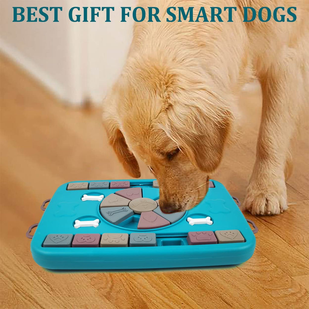 Dog Puzzle Toys IQ & Treat Training Food BRAIN GAME Interactive