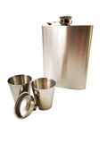 Hip Flask 200ml Gift Set - Hip Flask, Mini Cups & Funnel