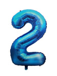 Foil Balloon NumberS - Blue - 106 cm
