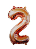 Foil Number Balloons - Rose Gold - 106cm