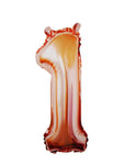 Foil Number Balloons - Rose Gold - 106cm