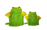 Kids Puppet Bath Cloth Set (2) - Frog theme