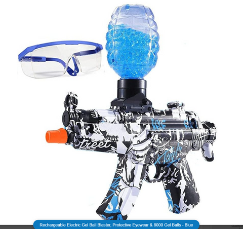 Gel Blaster, water gel beads, orbeez, nerf guns, water beads , blue 