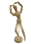 Adjustable Body Mannequin 20 cm On Stand