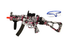 Rechargeable Electric Gel Ball Blaster MP5 Folding Design and Protective Eyewear & 8000 Gel Balls