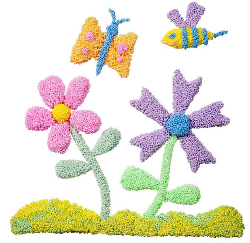 WowTub 4 pack - Variety colour pack of Floam (Playfloam that never dri ...