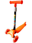 Kids T-Bar Scooter- with Brake and Light Up Wheels