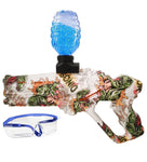 Rechargeable Electric Gel Ball Blaster - Revolver Design - Protective Eyewear & 8000 Gel Balls