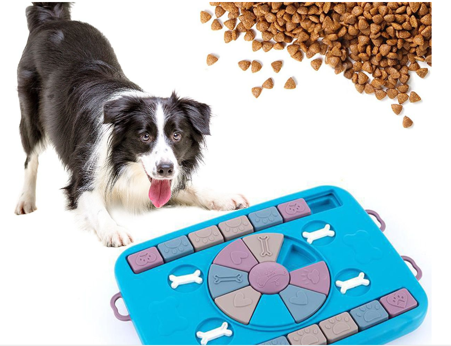 ONE PIX Dog Puzzle Toys, Level 3 in 1 Interactive Dog Toys for Smart Dogs,  Dog Enrichment Toys for Mental Stimulation, Dog Food Feeder Gift for Medium