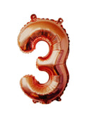 Foil Number Balloons - Rose Gold - 106cm