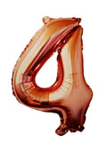 Foil Number Balloons - Rose Gold - 106cm