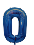 Foil Balloon Numbers - Blue - 106 cm