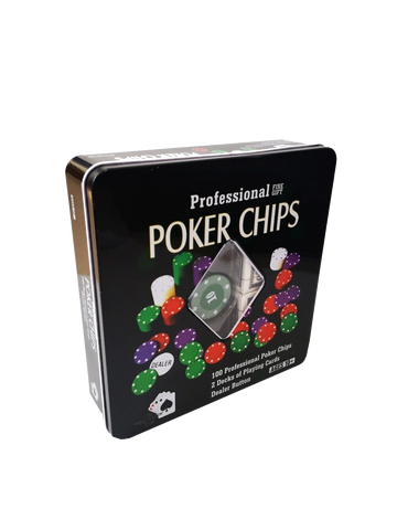 Professional Poker Chips & Cards Set