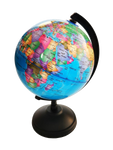 Political Globe with Stand - World Map