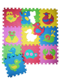 EVA Educational Foam Puzzle Floor Mat for Kids 10 Pieces - 1 x 1 Meter
