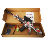 Rechargeable Electric Gel Ball Blaster, Sniper Design  - Protective Eyewear & 8000 Gel Balls