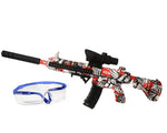 Rechargeable Electric Gel Ball Blaster, Sniper Design  - Protective Eyewear & 8000 Gel Balls