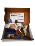 Rechargeable Electric Gel Ball Blaster - Revolver Design - Protective Eyewear & 8000 Gel Balls